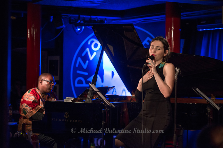 Chiara Pancaldi with Cyrus Chestnut at the PizzaExpress Jazz Clu